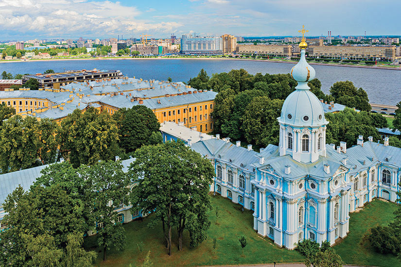 image Russie Saint Petersbourg Cathedrale Smolny  it