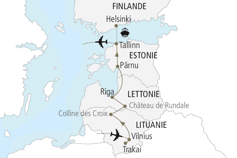 Estonie - Finlande - Lettonie - Lituanie - Circuit La Route de l'Ambre