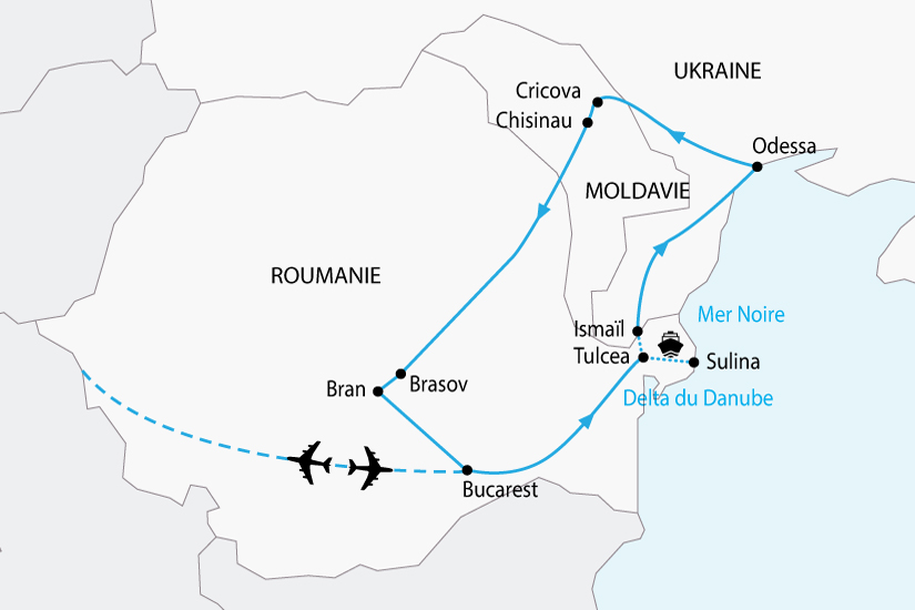 Moldavie - Roumanie - Ukraine - Circuit Roumanie, Ukraine et Moldavie